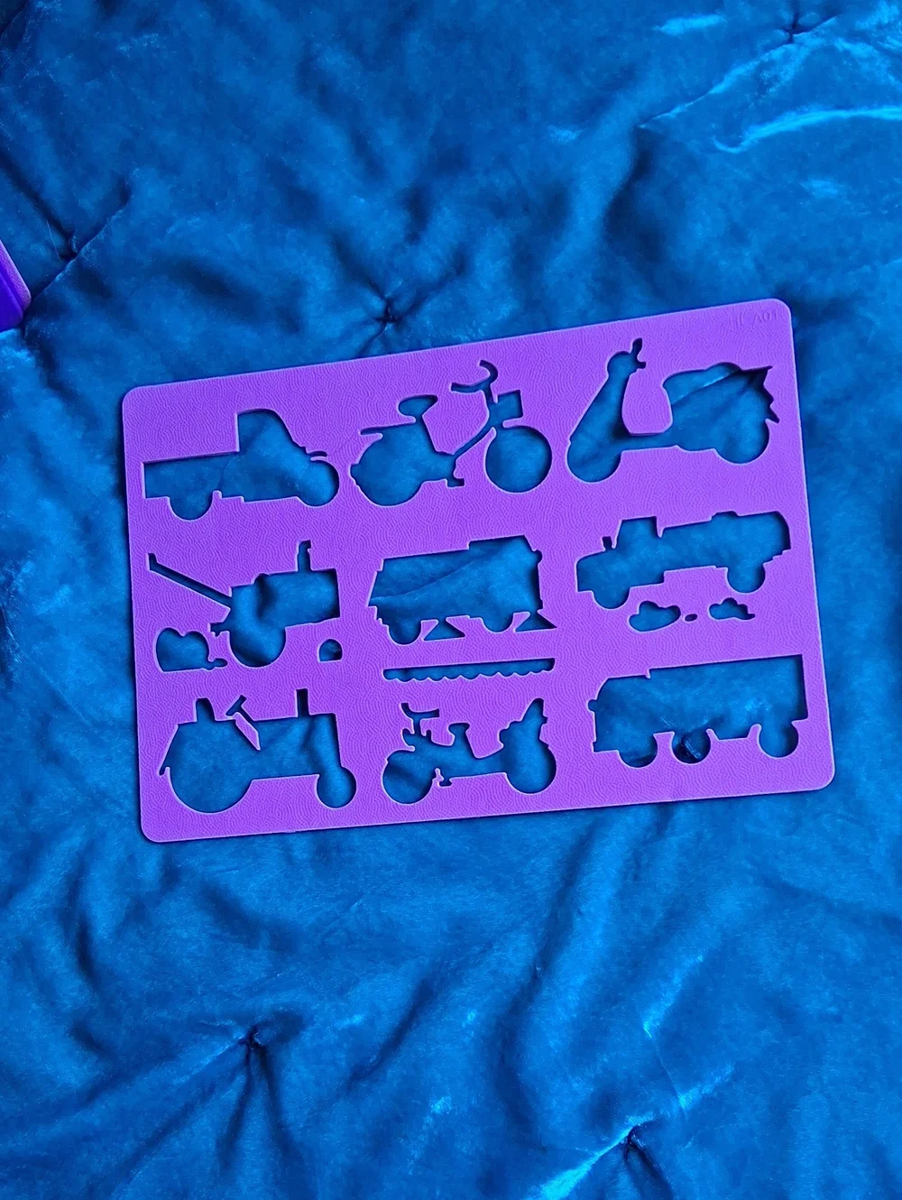 Art Stencils In Carrying Case